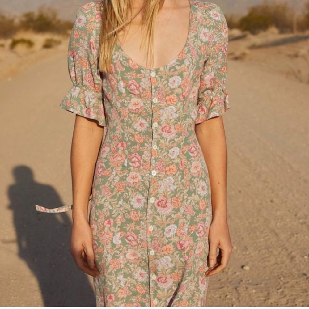 Christy Dawn Aloe Floral - Lennon Dress - Picture 2 of 7